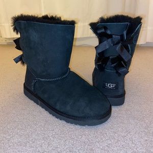 Black Bailey Bow UGG Boots